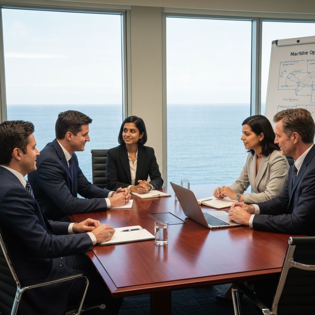 Professional business meeting